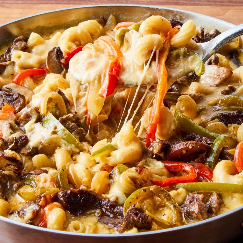 Philly Cheesesteak Pasta