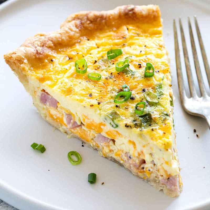 Ham and Cheese Quiche