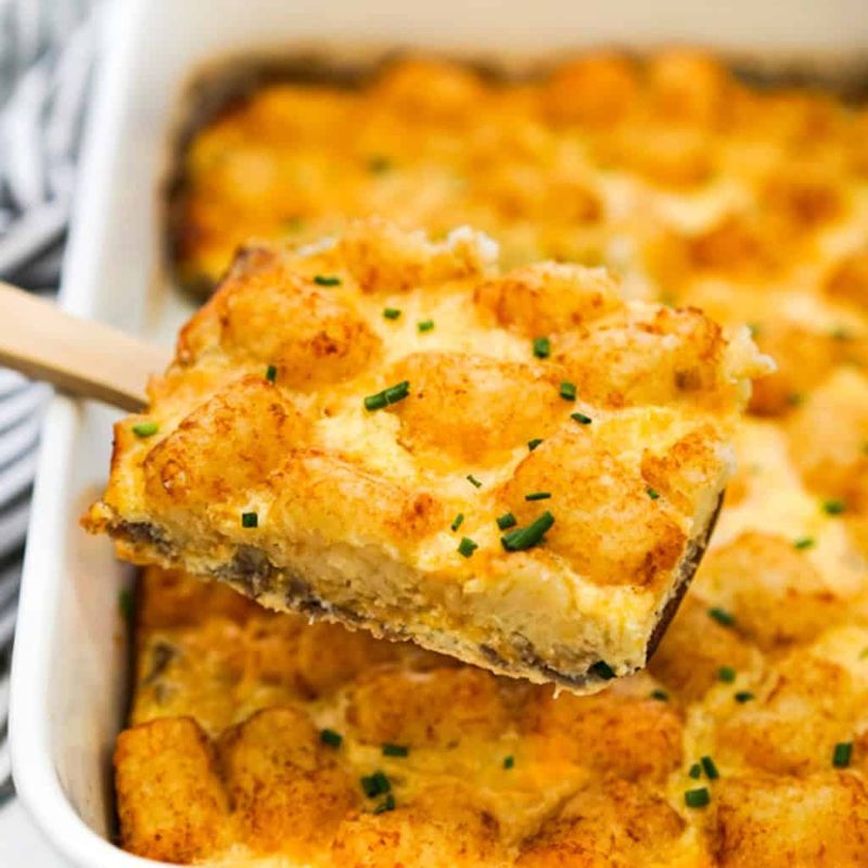 Tater Tot Breakfast Casserole