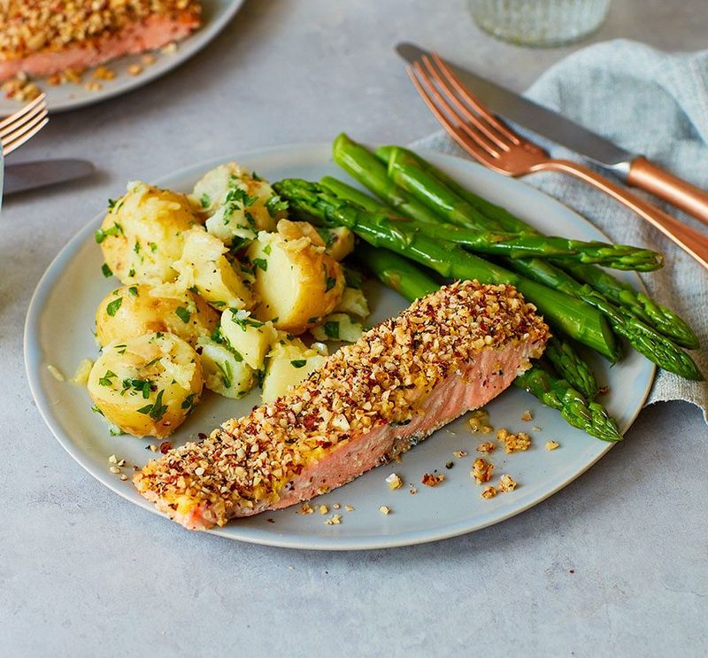 Hazelnut Crusted Salmon