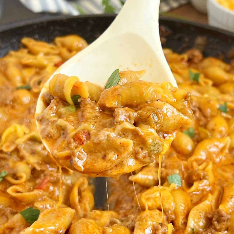 Cheesy Taco Pasta