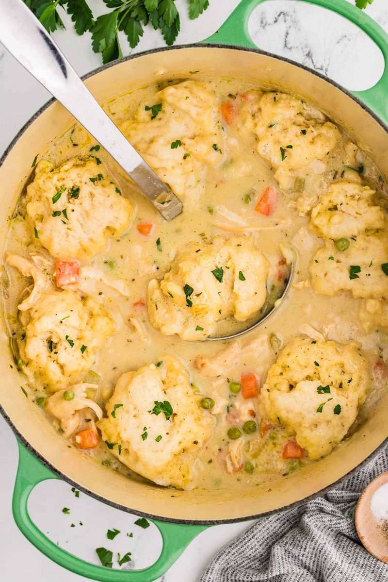 Fluffy Chicken and Dumplings