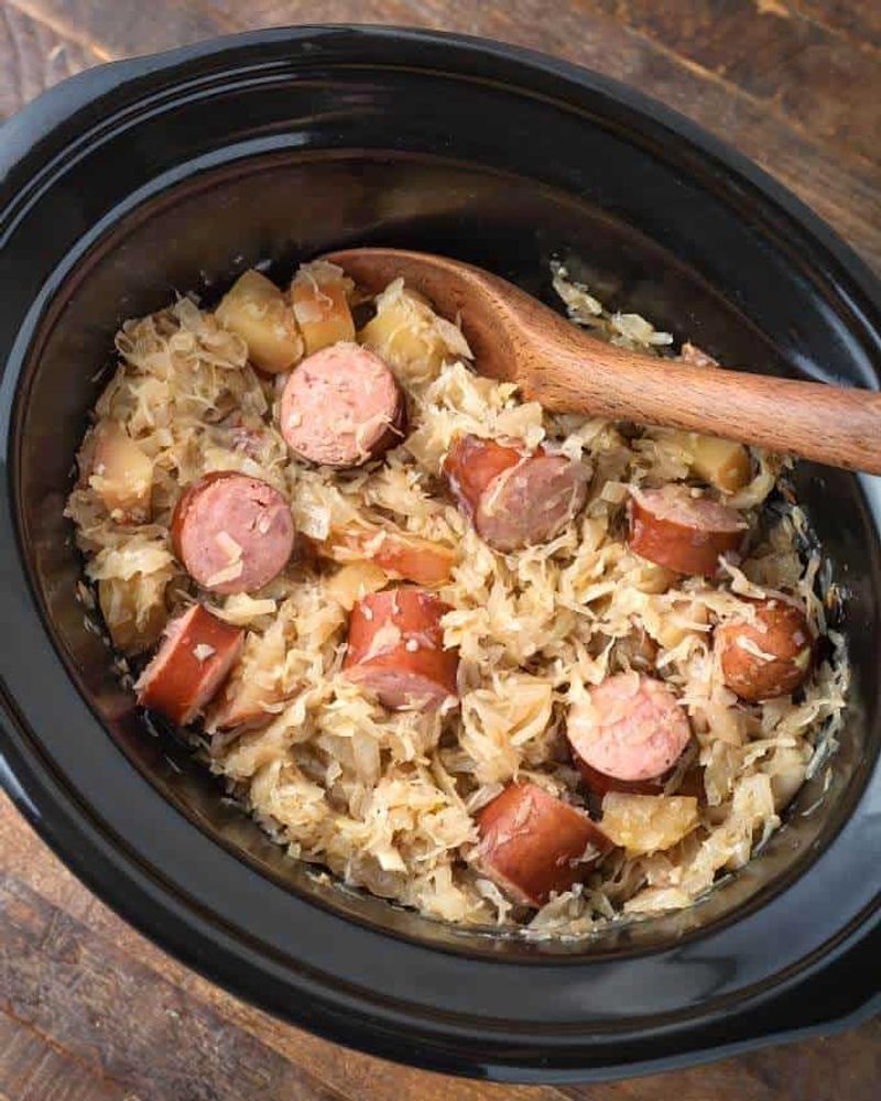 Kielbasa and Sauerkraut
