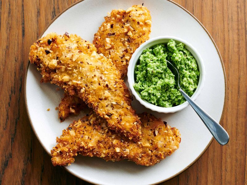 Crispy Hazelnut Crusted Chicken