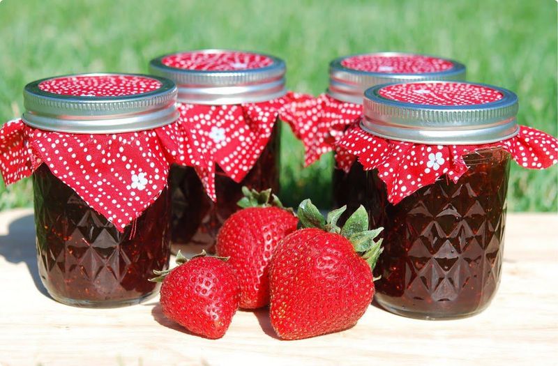 Quick Strawberry Freezer Jam