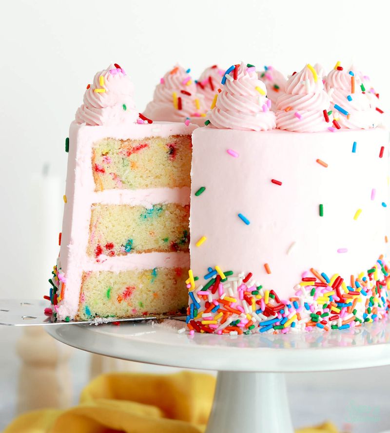 Layered Birthday Cake