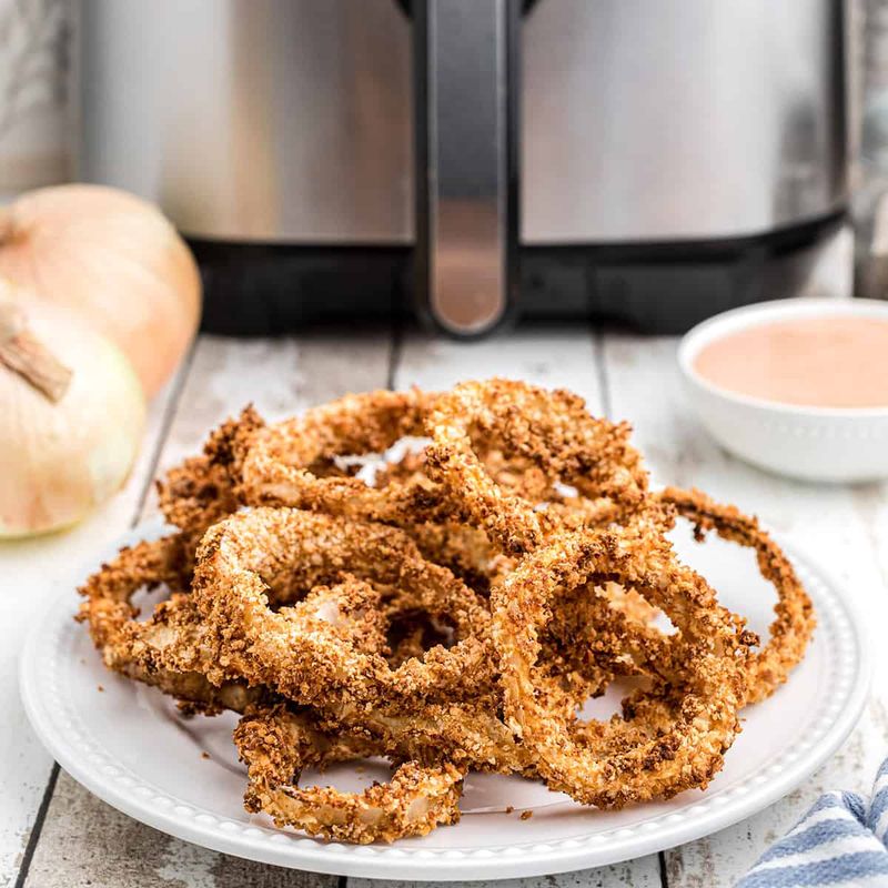 Onion Rings With a Crunch