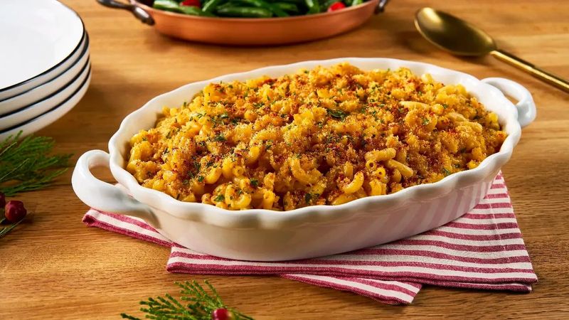 Cheesy Mustard Mac and Cheese