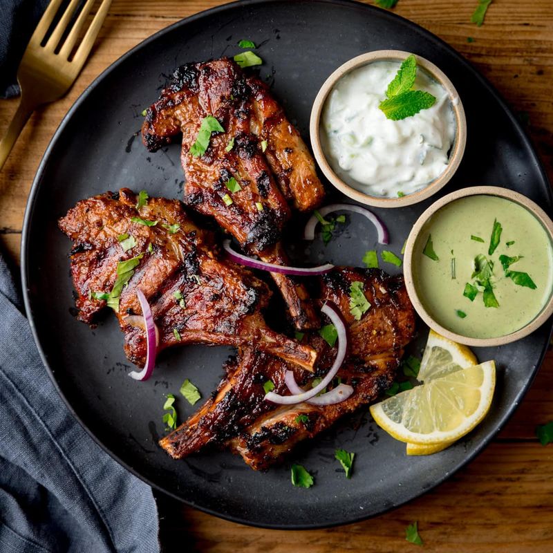 Indian Tandoori-Style Lamb