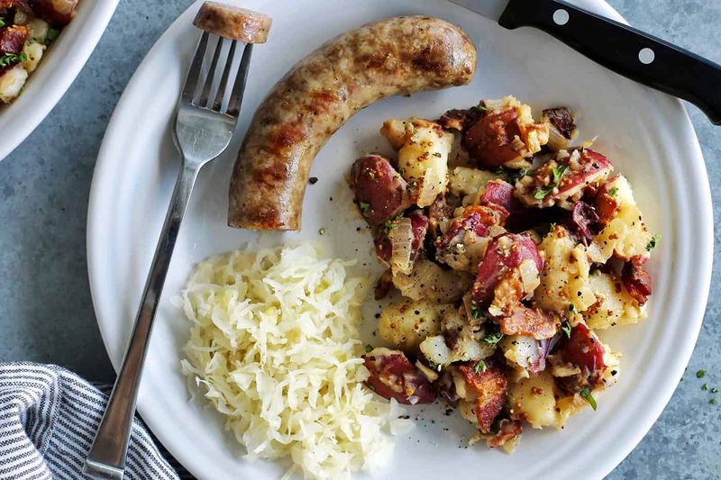 German Bratwurst with Potato Salad