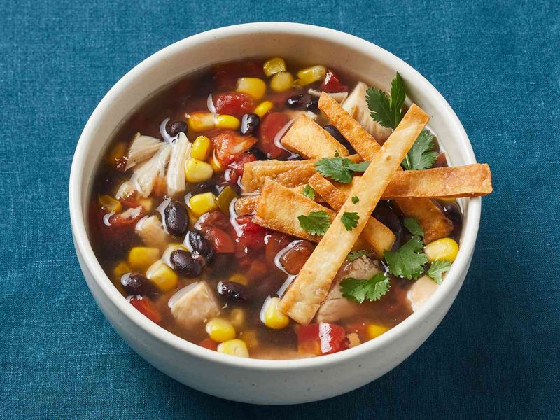 Chicken Soup Tortilla Strips