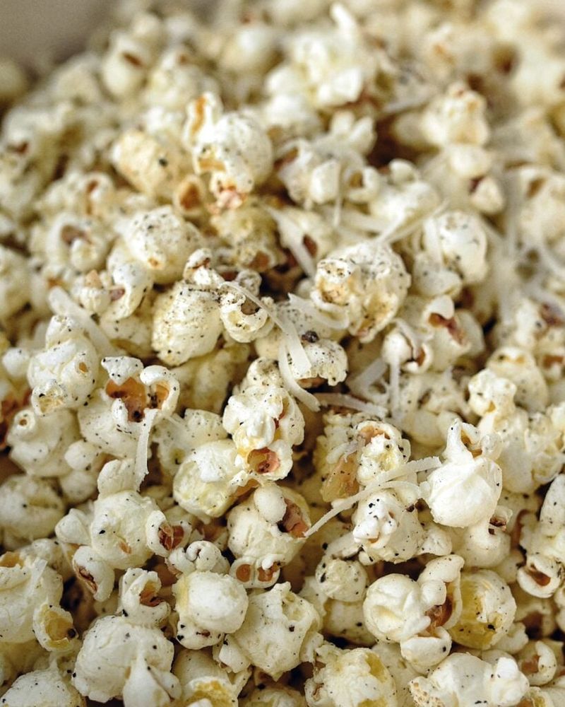 Air-Popped Popcorn With Parmesan