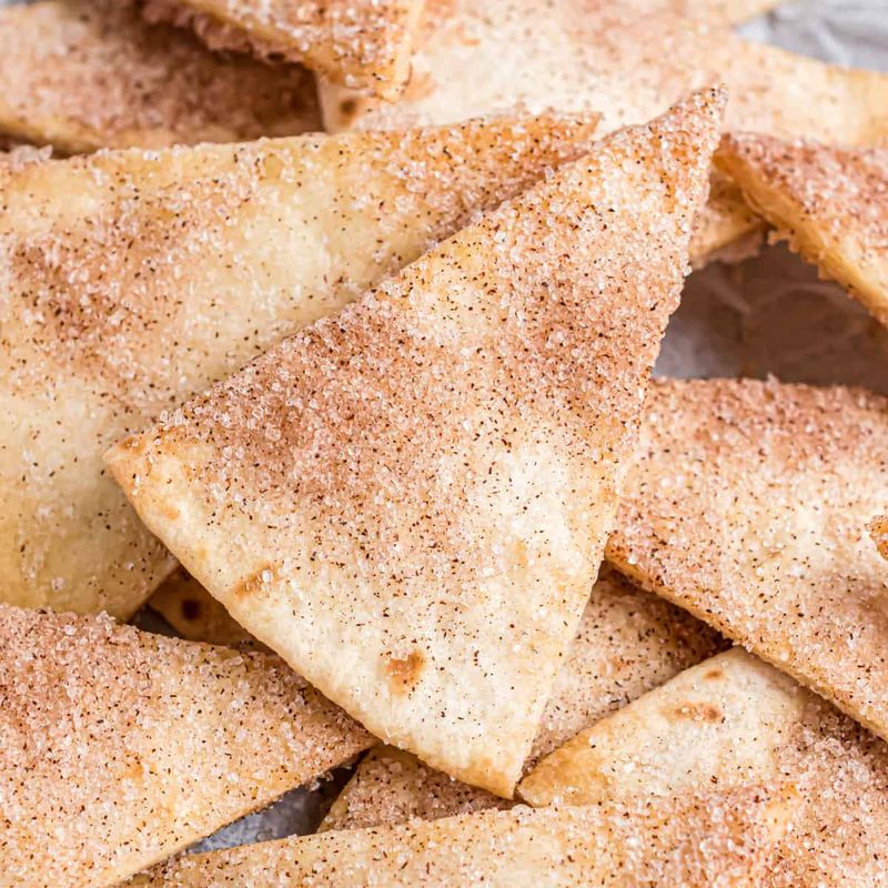 Cinnamon Sugar Tortilla Crisps