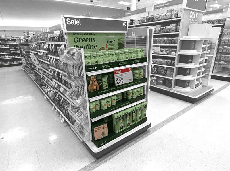 Falling for Endcap Displays