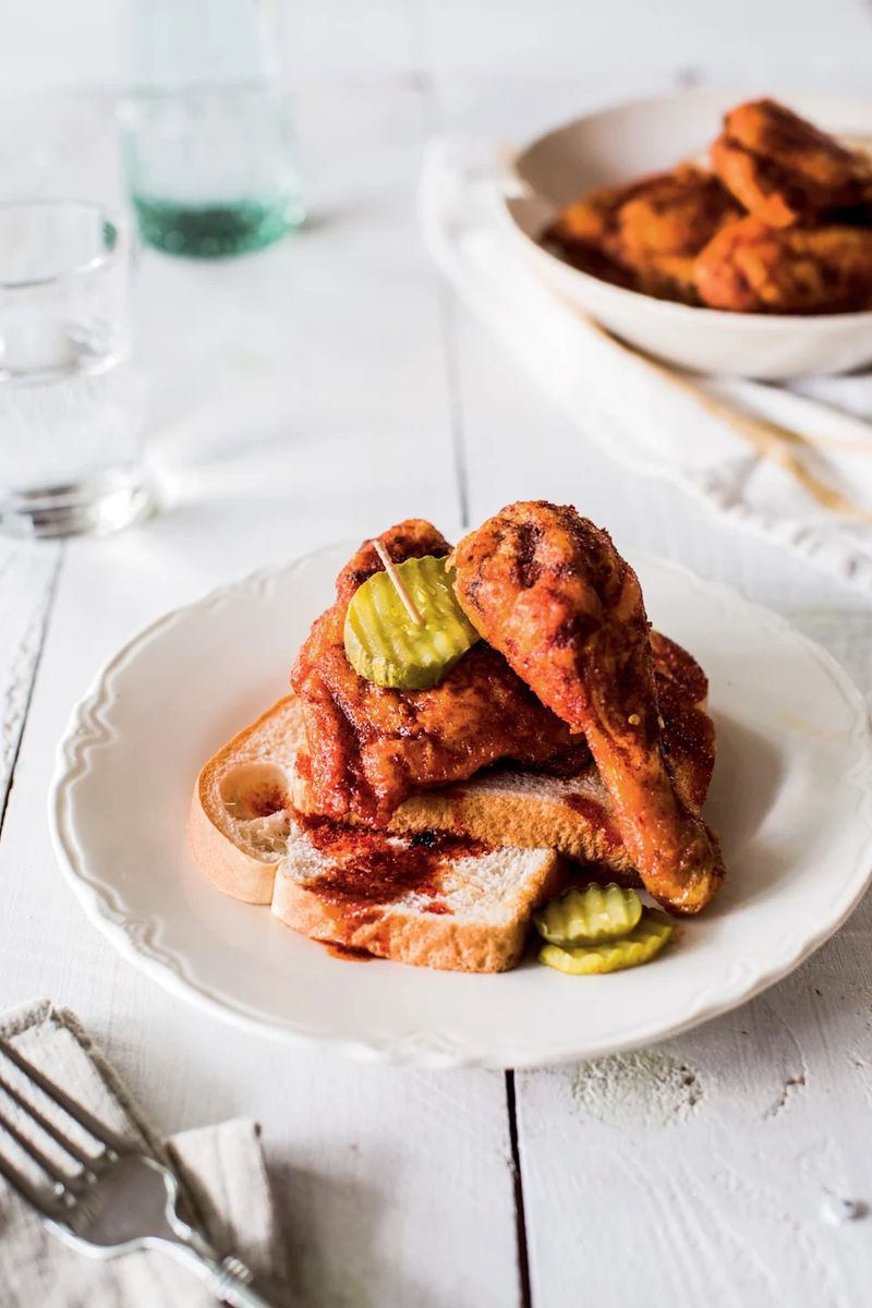 Nashville Hot Chicken with Pickles