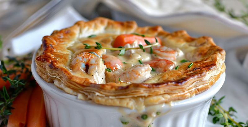 Seafood Chowder Pie