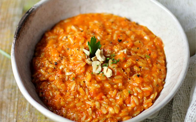 Red Pepper Risotto