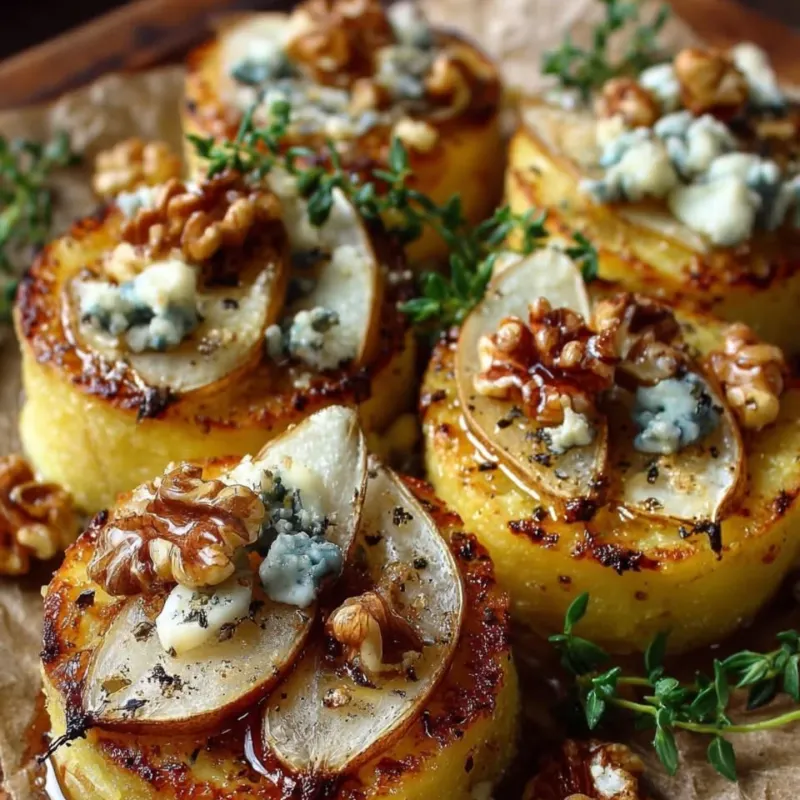 Gorgonzola And Pear Polenta