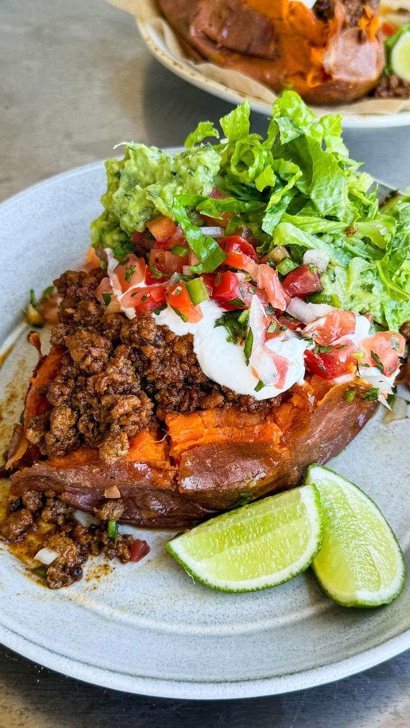 Taco Stuffed Sweet Potatoes