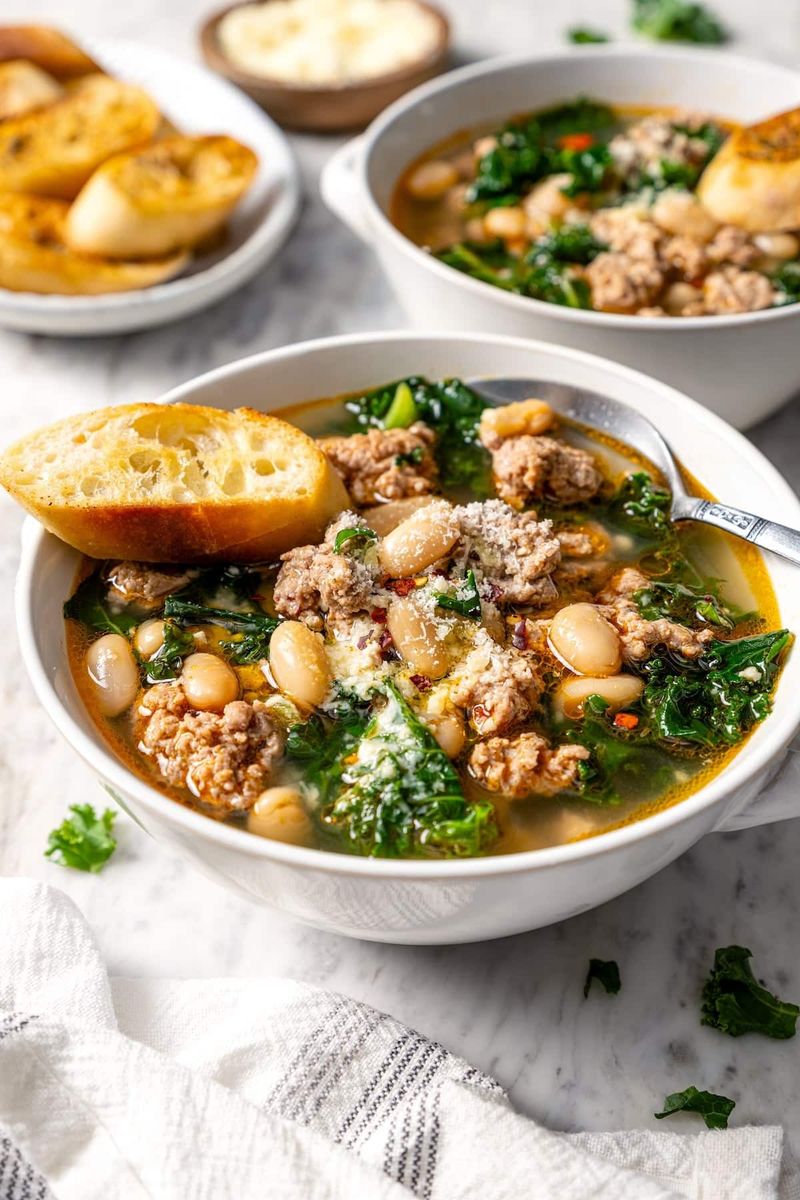 Smoky White Bean and Kale Soup