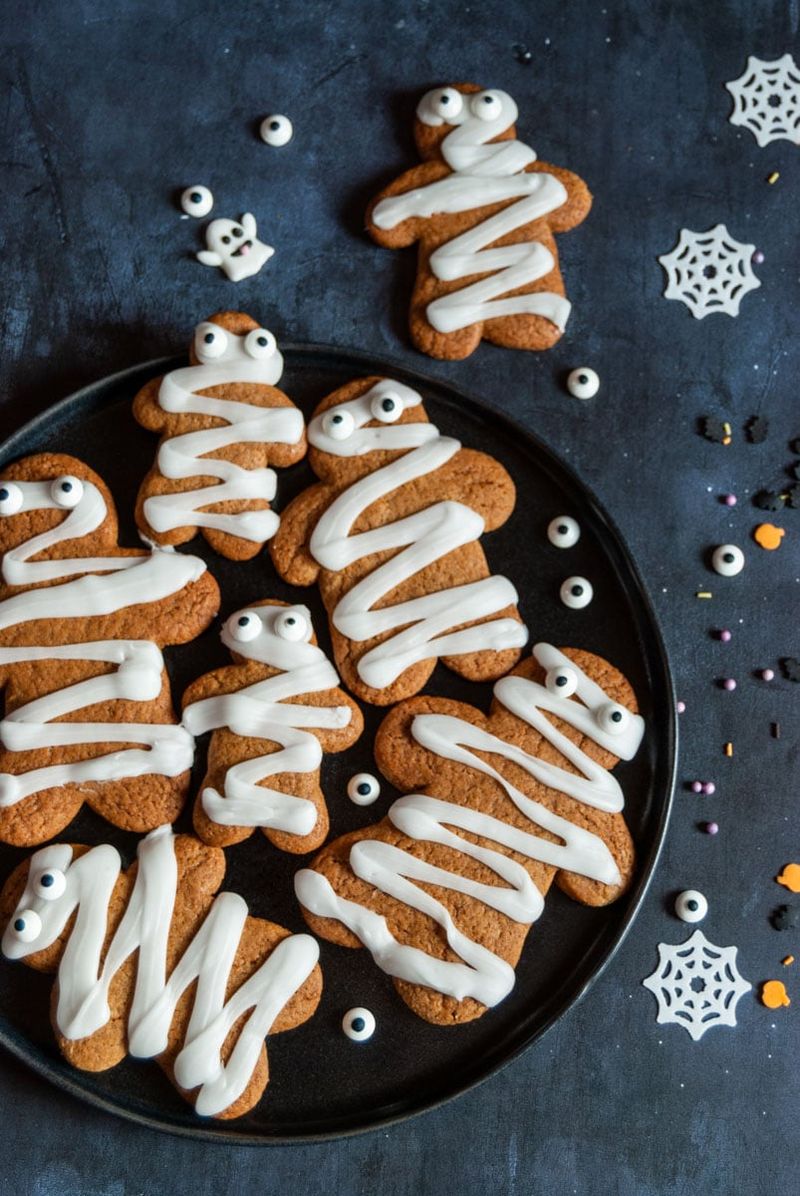 Mummy Wrapped Gingerbread