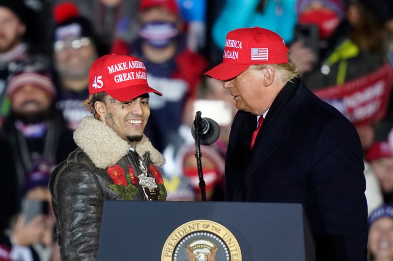 Lil Pump: Taking His Support to the Rally