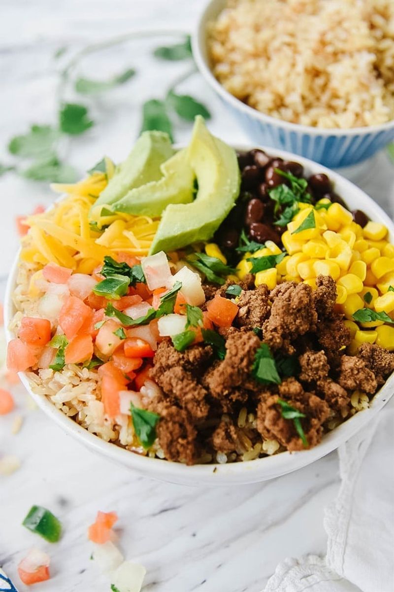 Crispy Rice Taco Bowl