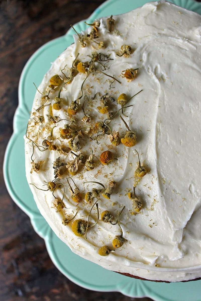Chamomile Honey Cake
