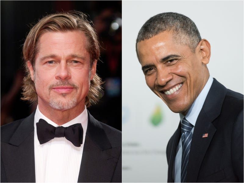 Barack Obama and Brad Pitt: A Distant Historical Link