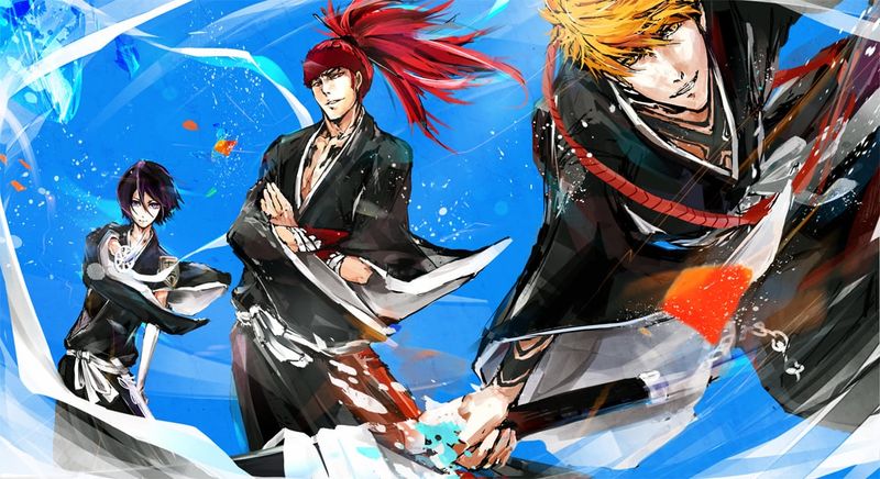 Soul Reaper Allies: Ichigo, Rukia, and Renji
