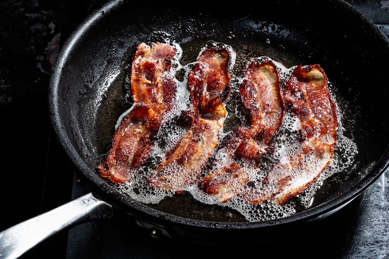 Bacon Crackling On Saturday Morning