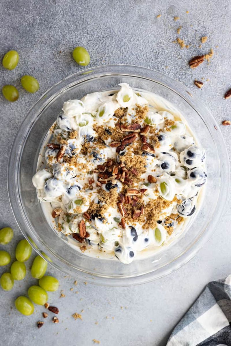 Pear and Grape Harvest Bowl