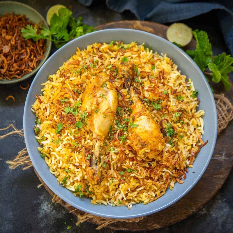 Indian Hyderabadi Biryani