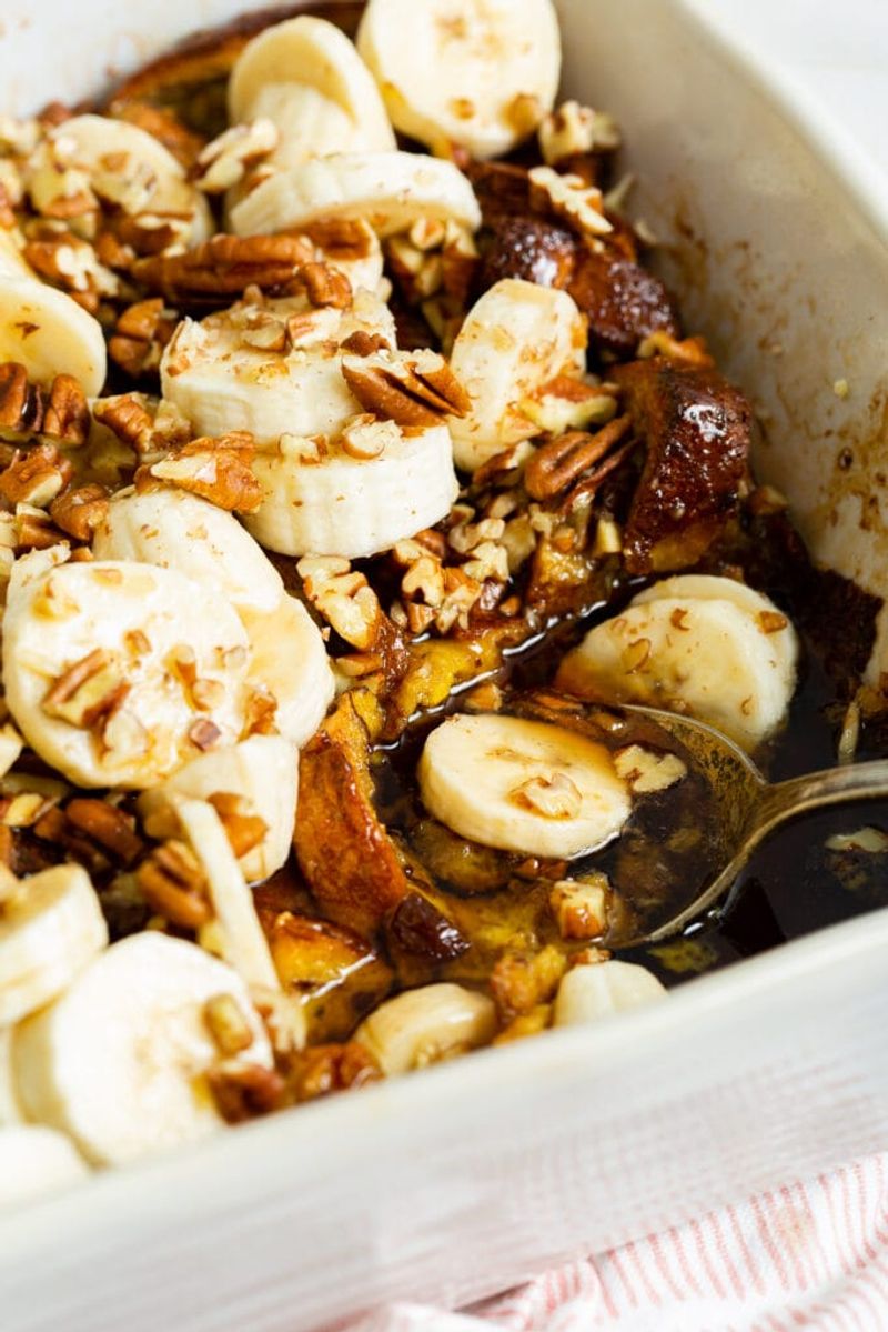 Banana Bread Baked French Toast