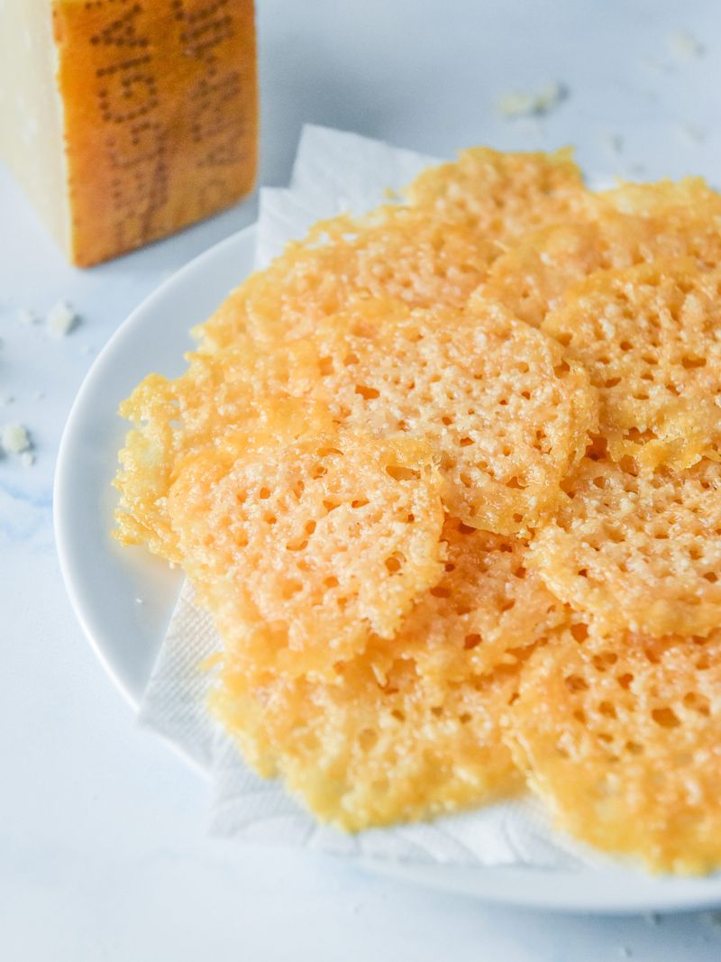 Garlic Parmesan Orzo Crackers