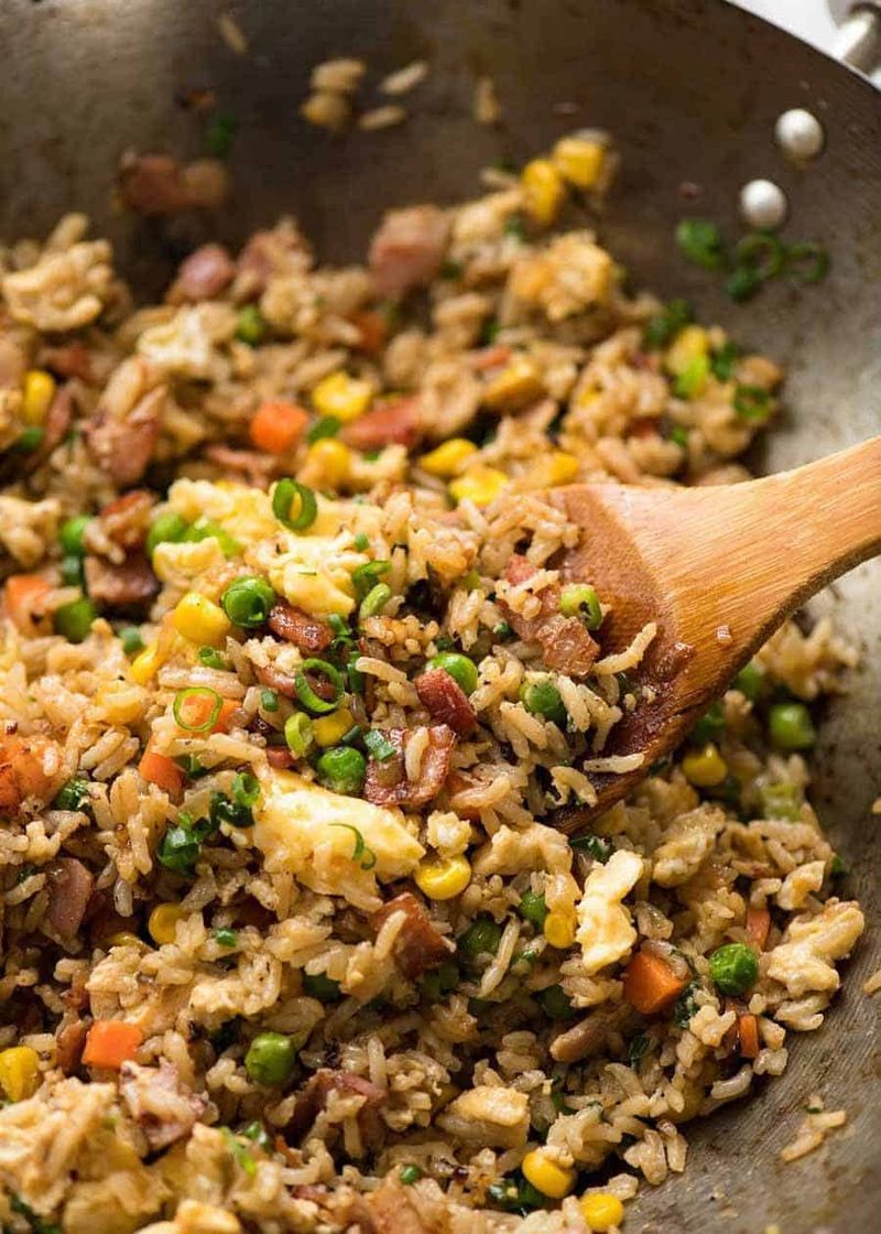 Fried Rice Made From Day-Old Grains