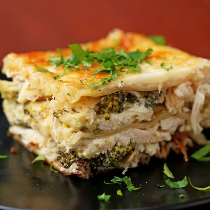 Chicken Alfredo Lasagne