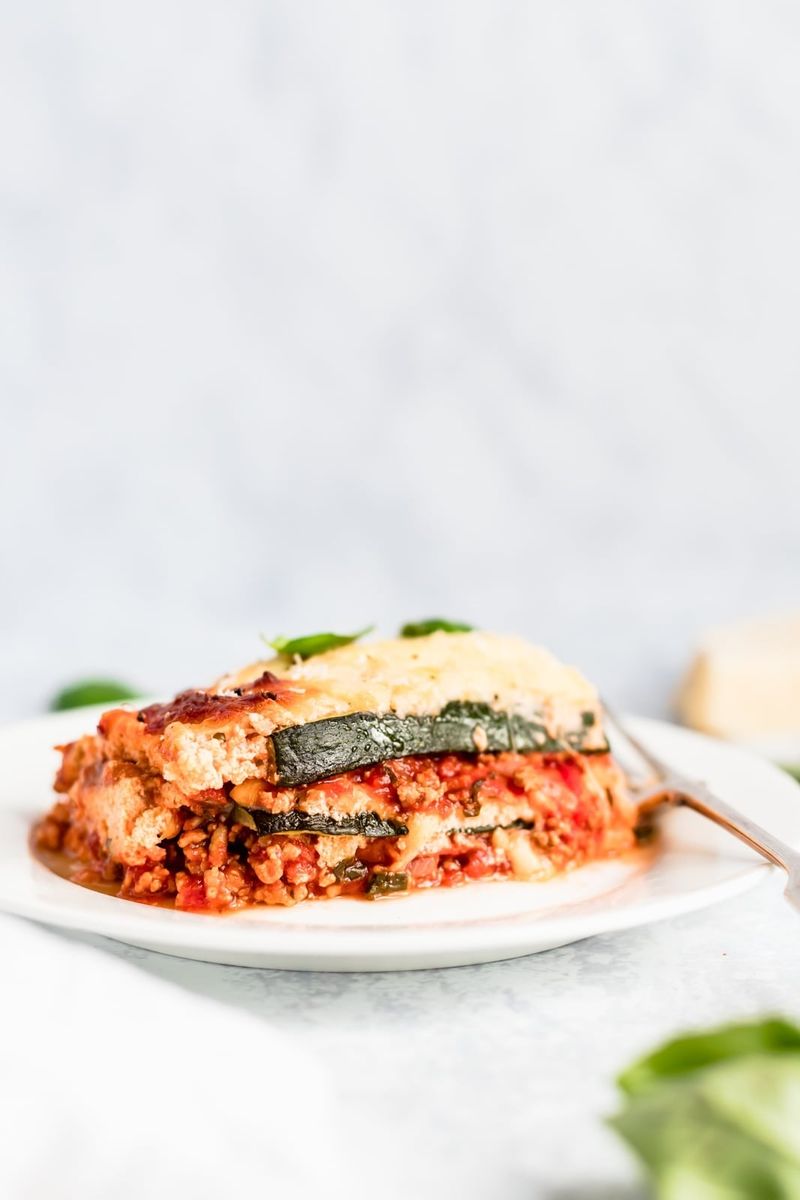 Zucchini Noodle Lasagne