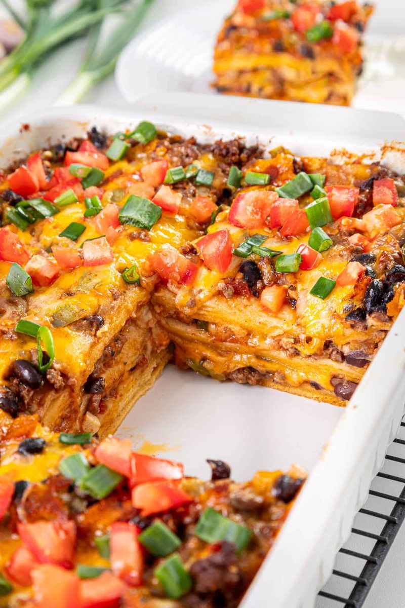 Tortilla Lasagna Bake