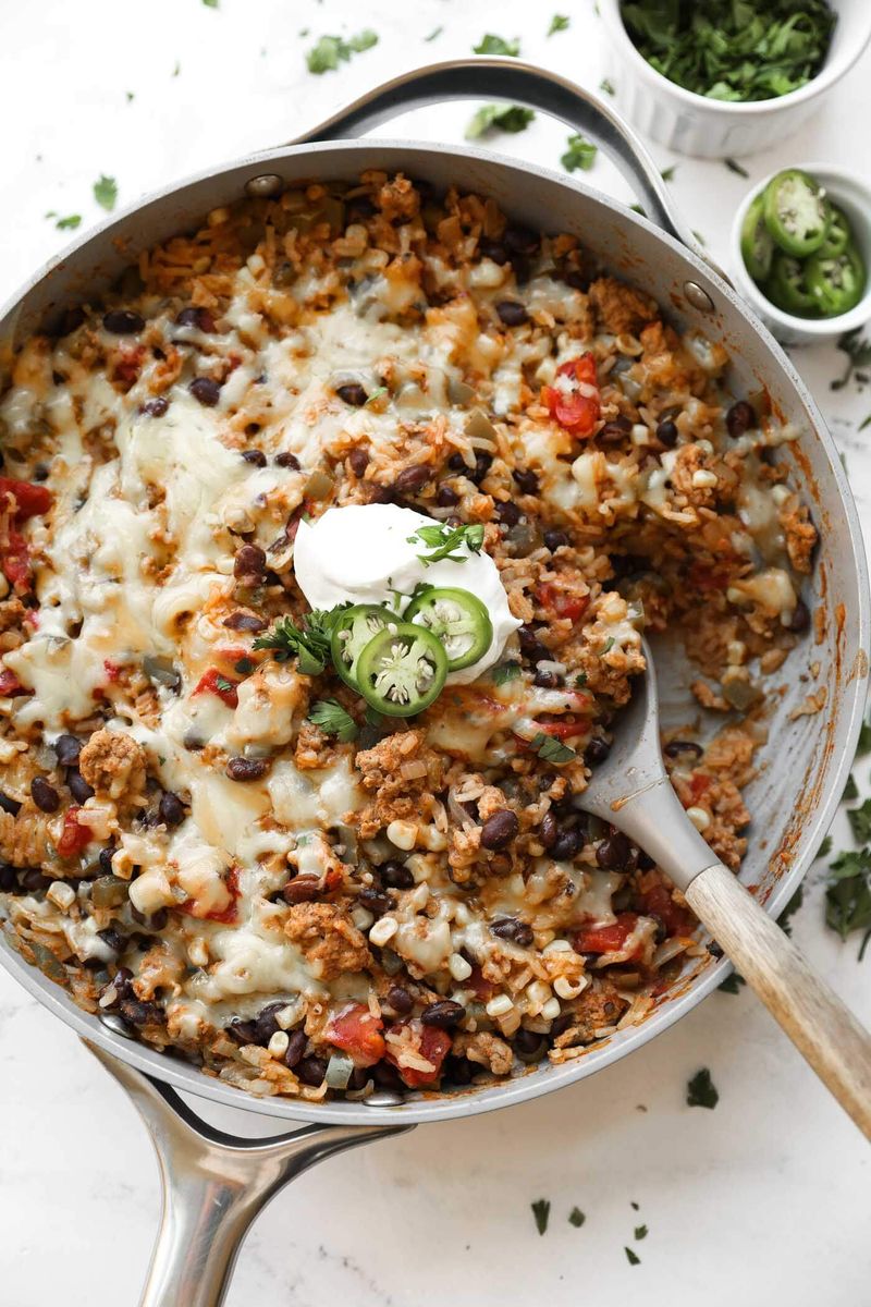 Turkey Taco Skillet