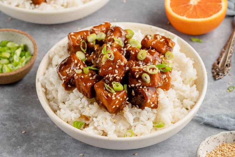 Yuzu Glazed Tofu