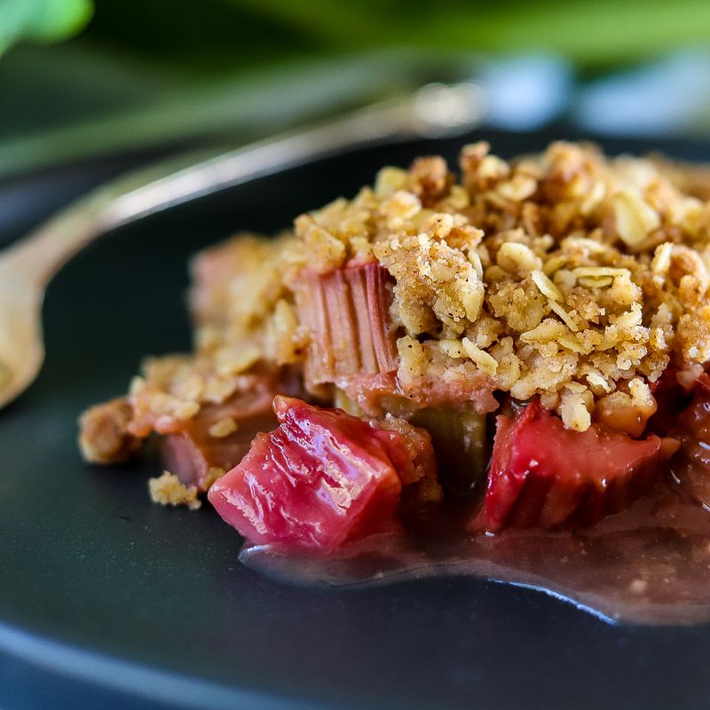 Rhubarb Crumble