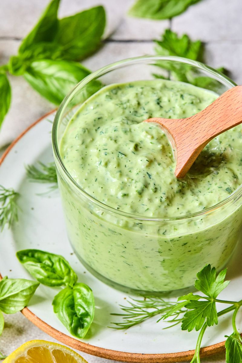 Creamy Green Goddess Dressing