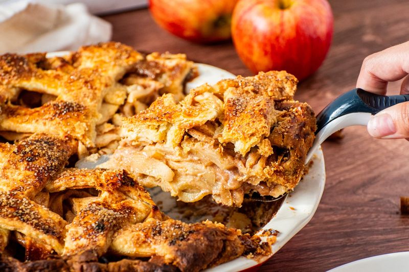 Apple Pie Bubbling Away