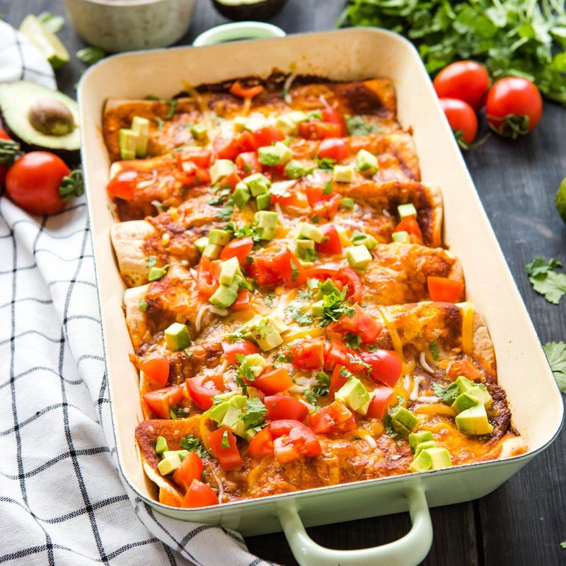 Vegetable Enchiladas