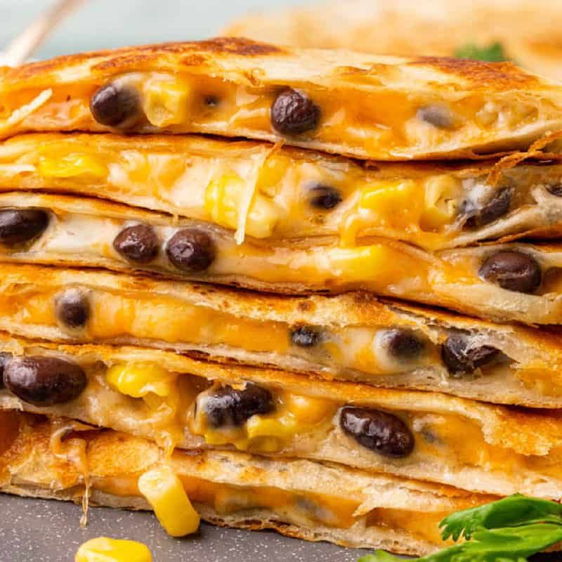 Bean and Cheese Quesadillas