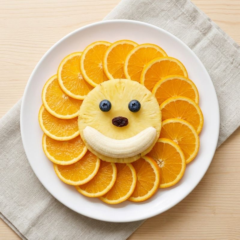 Turn Fruit Into Funny Faces