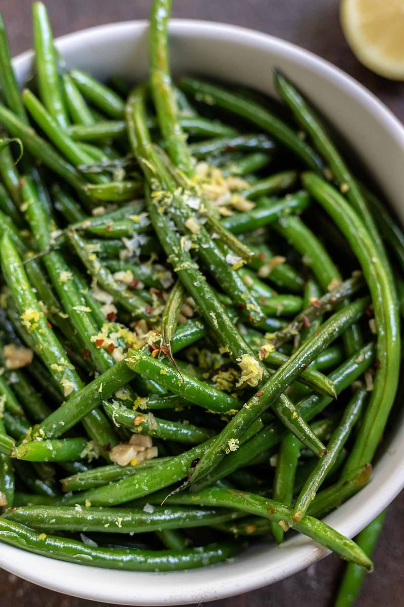 Lemon Garlic Green Beans