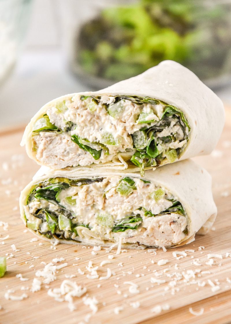 Chicken Caesar Wraps