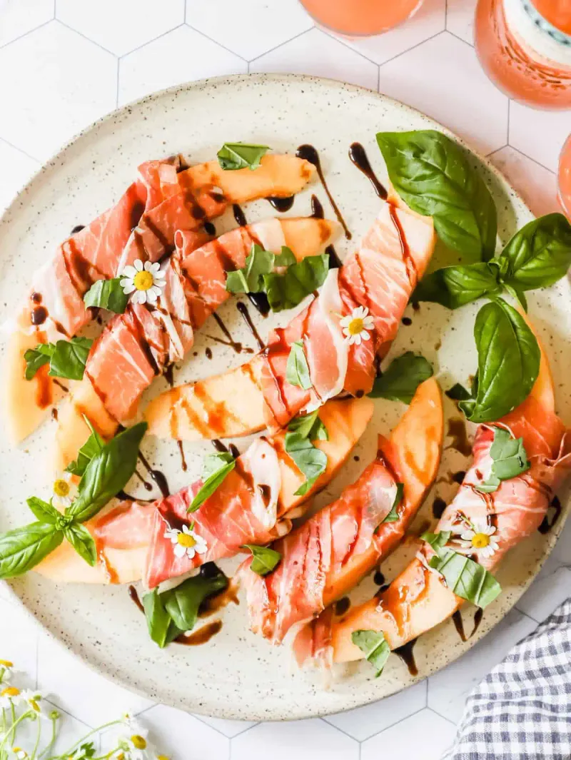 Prosciutto Wrapped Melon